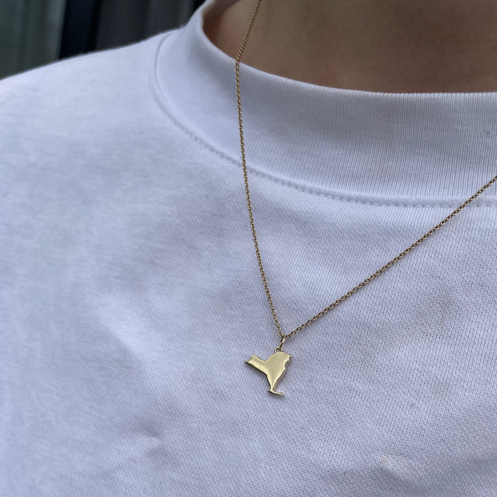 New York City Map Necklace