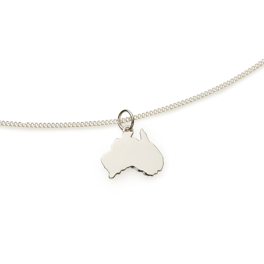 Australian Map Necklace