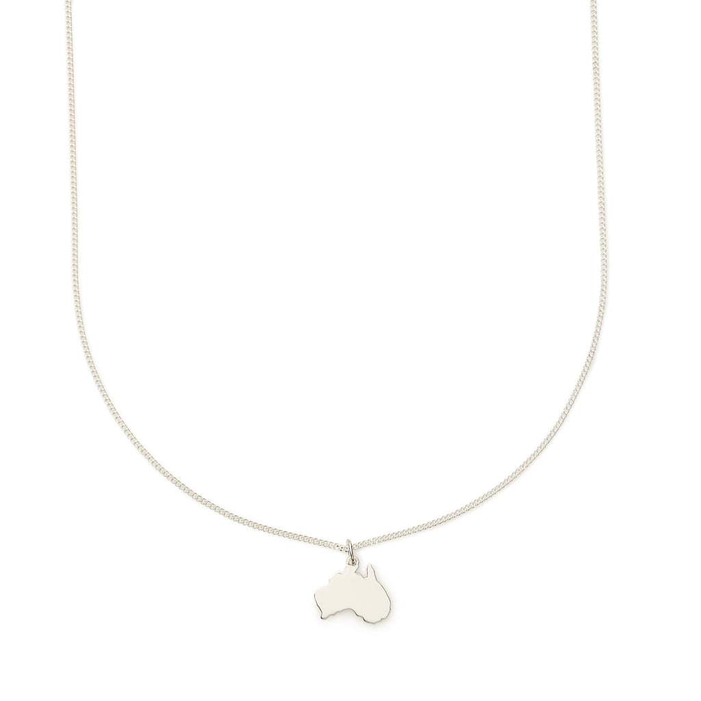 Australian Map Necklace