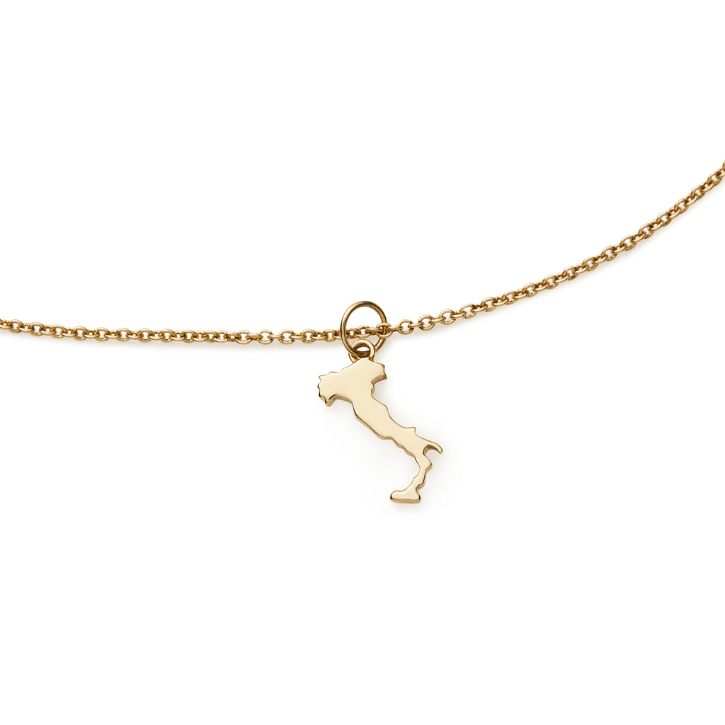Italy Map Necklace