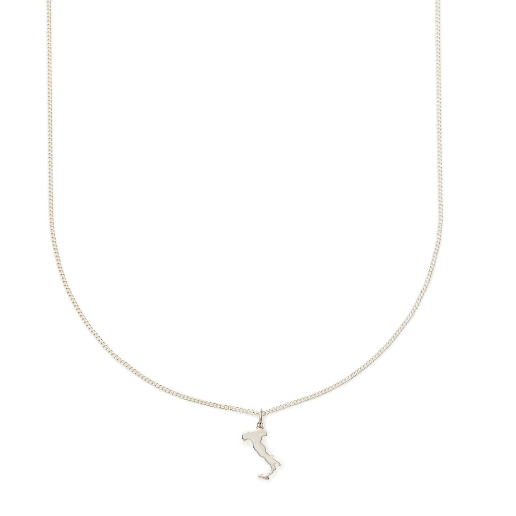 Italy Map Necklace