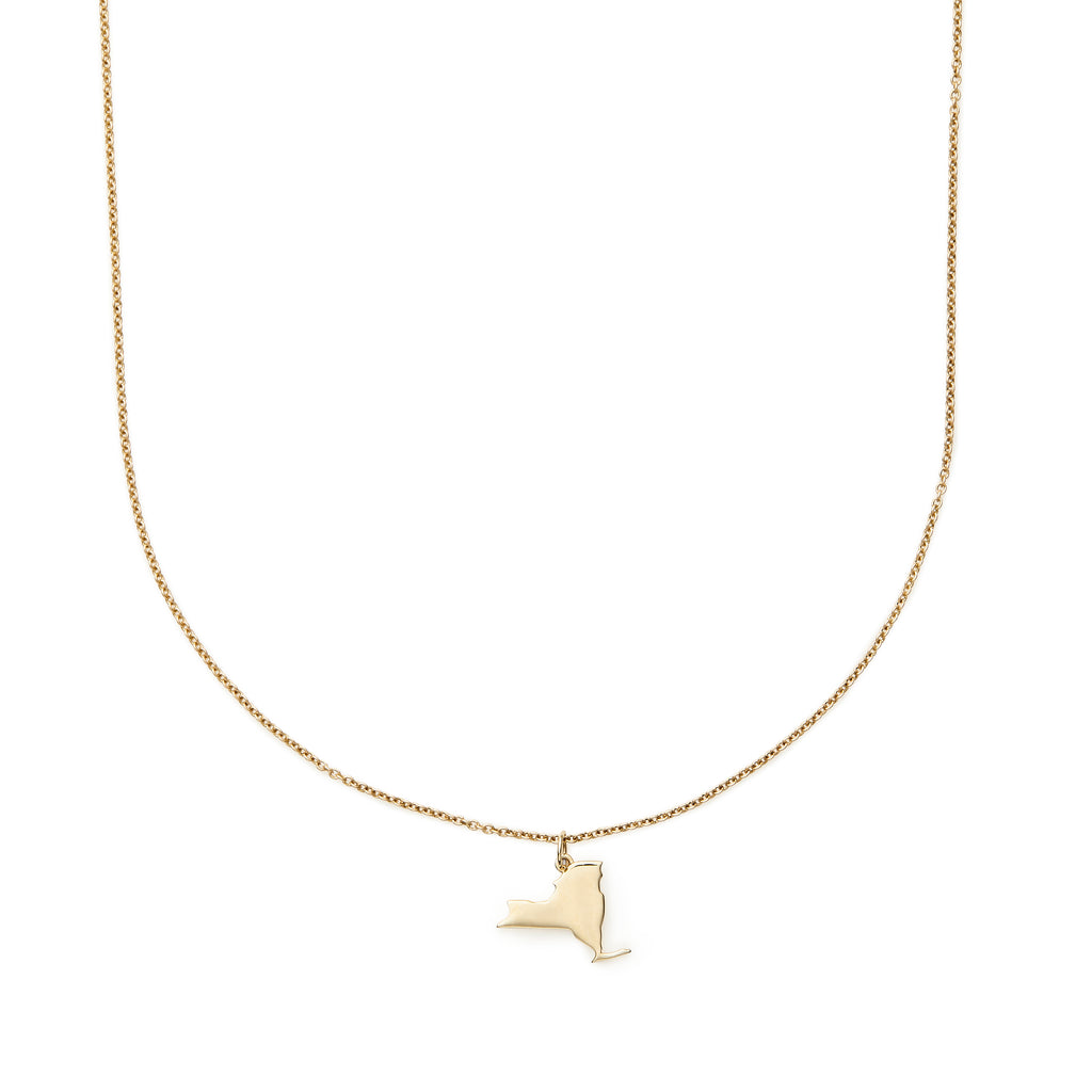 New York City Map Necklace